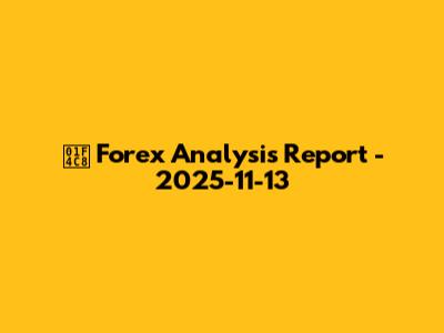 📈 Forex Analysis Report - 2025-11-13