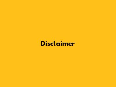 Disclaimer