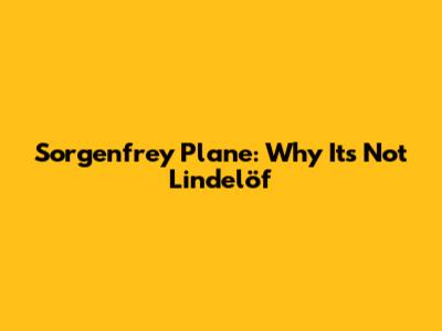 Sorgenfrey Plane: Why It's Not Lindelöf